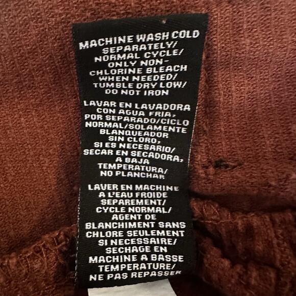 Pacific Northwest Union SEA WA Shacket shirt Men XXL Corduroy Burnt Orange - Picture 12 of 16